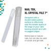 Nail Tek Crystal File  7" Durable Glass Nail File with Case, Travel-Friendly Manicure & Pedicure Tool for Smooth, Healthy Nails, XL, 1-Pack view 3