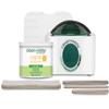 Clean + Easy Mini Pot Waxing Kit for Women - Soft Wax with Wax Warmer for Hair Removal, Body, Facial Hair & Sensitive Skin, Includes Muslin Strips & Sticks, 120 V view 1