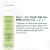 Clean + Easy Small Non Woven Wax Strips  Soft Wax Strips for Face, Upper Lip, Eyebrows & Small Areas, Facial Hair Removal, 100 Count view 4