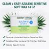 Clean + Easy Azulene Sensitive Soft Wax  Wax for Sensitive Skin Hair Removal, Gentle & Soothing Formula for Face & Body, 14 oz view 2
