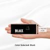 Blax Black Hair Elastics  Snag-Free Hair Ties, No-Damage Hair Rubber Bands, 2mm 12 Count view 2