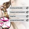 Blax Black Hair Elastics  Snag-Free Hair Ties, No-Damage Hair Rubber Bands, 2mm 12 Count view 4