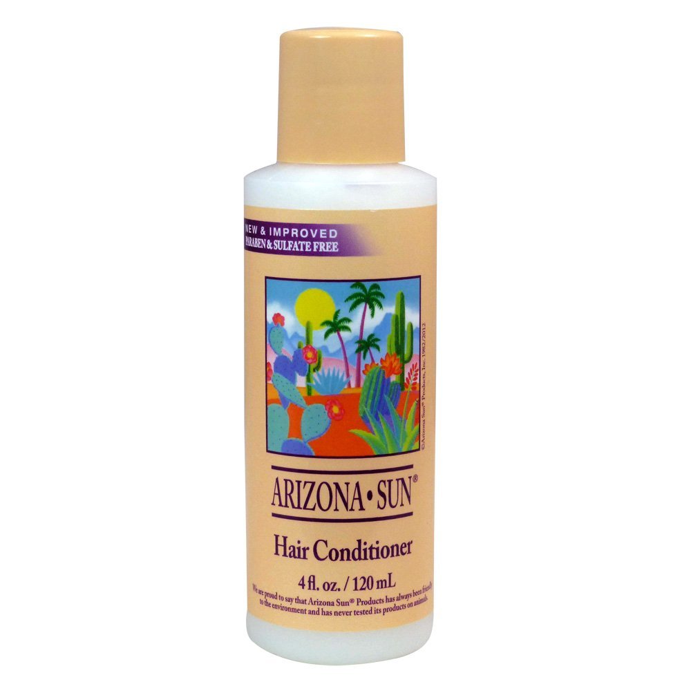 Arizona Sun Hair Conditioner 4 oz All Types of Hair Aloe Vera and Other Natural Plants and Cacti Deep Moisturizing For Soft Manageable Hair Nourishes Dry Hair