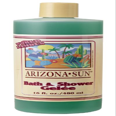 Arizona Sun Bath and Shower Gelee - 16 oz - Natural Aloe Vera and Other Plants and Cacti from The Desert Provide Moisturizing Bath Gel Alternative to Bath Soap