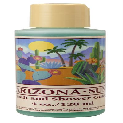 Arizona Sun Bath and Shower Gelee - 4 oz - Natural Aloe Vera and Other Plants and Cacti from the Desert Provide Moisturizing Bath Gel Alternative to Bath Soap