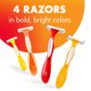 BIC Soleil Smooth Women's Disposable Razors, 3 Blades With Moisture Strip For a Silky Smooth Shave, 4 Count (Pack of 6) (24 Razors) view 2