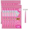 BIC Silky Touch Women's Disposable Razors; With 2 Blades; Pretty Pastel Razor Handles; 10 Count Value Pack of Shaving Razors view 1