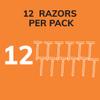 BIC Sensitive Disposable Razors for Men, Long-Lasting 1 Blade Razors for Sensitive Skin, 12 Count view 4