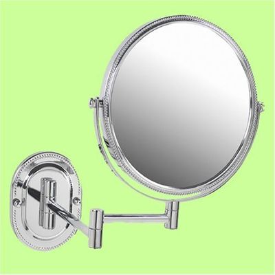 CHISUPPLY.COM Elegant Chrome Make Up Mirror Strong 7X for Makeup