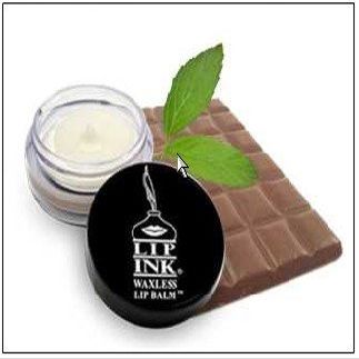 LIP INK Mens Flavored Waxless Lip Balms (Chocolate Mint)