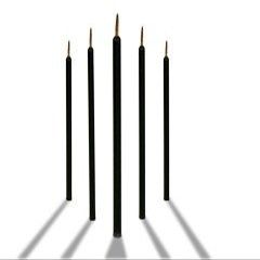 LIP INK Cosmetic Lip and Eye Liner Brush, 5 ct