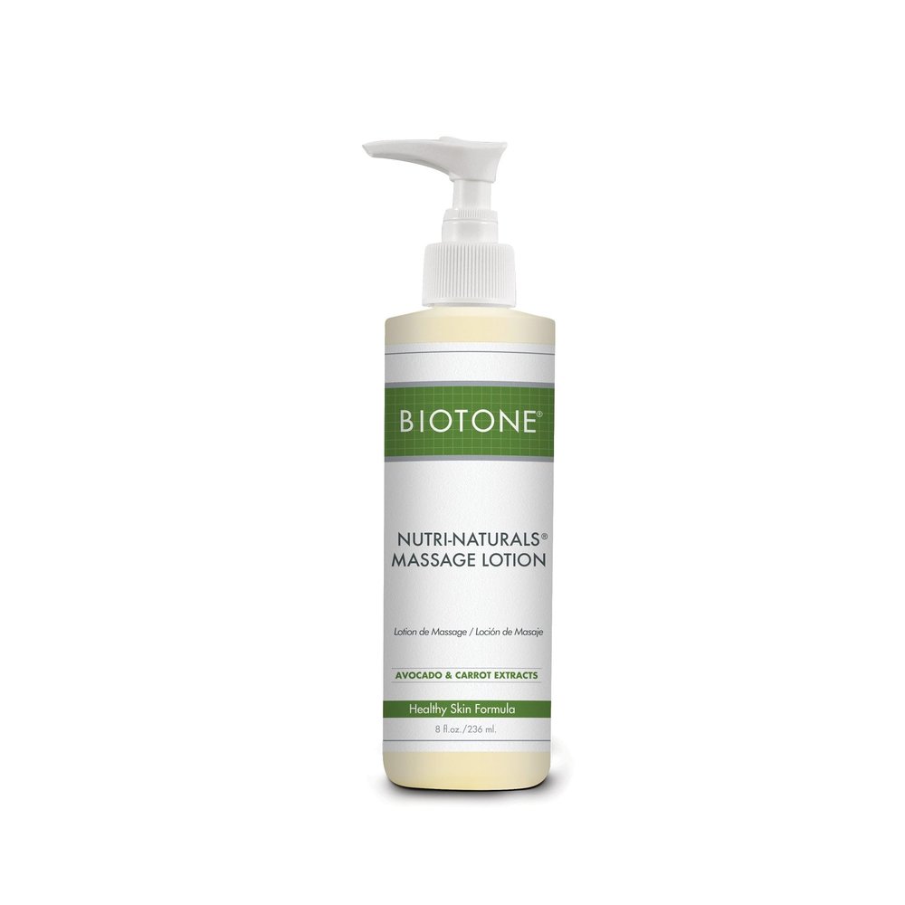 Biotone Nutri-Naturals Products Massage Lotion, 8 Ounce