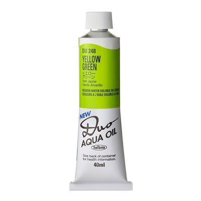 Holbein Duo Aqua Oil Yellow Green (A) 40ml