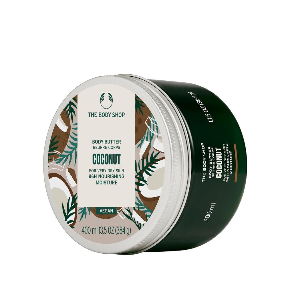 The Body Shop Coconut Body Butter Nourishing & Moisturizing Skincare for Very Dry Skin Vegan 13.5 oz