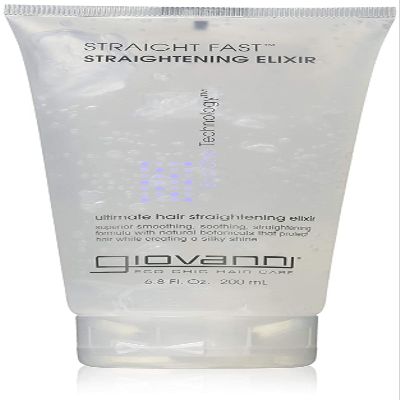 GIOVANNI- Straight Fast- Eco Chic Hair Straightening Elixir (6.8 Ounces)