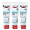 Eucerin Advanced Repair Foot Cream for Dry Feet and Heels, Repairs Very Dry, Rough Skin, Fragrance Free, Non Greasy, Fast Absorbing, Travel Size Lotion, 3 Oz Tube, Pack of 3 view 1