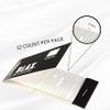 Blax Clear Hair Elastics  Snag-Free Transparent Hair Ties, No-Damage Hair Rubber Bands, 2mm, 12 Count view 3
