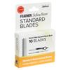 Feather Styling Razor Standard Blades - Professional Hair Cutting Blades for Styling, Shaping, Feathering, & Thinning - Stainless Steel Single Edge Guarded Blade - Made in Japan - Refill Pack - 10 Ct view 1