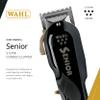 Wahl Professional 5 Star Senior Clipper, V9000 Motor, Adjustable Taper Lever, Includes 3 Cutting Guides view 2