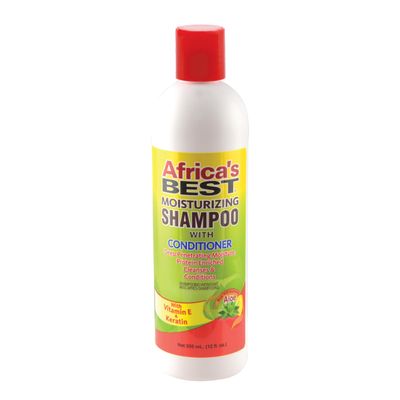 Africa's Best Moisturizing Shampoo With Conditioner, 12 Oz,Green,1-108-12-1200