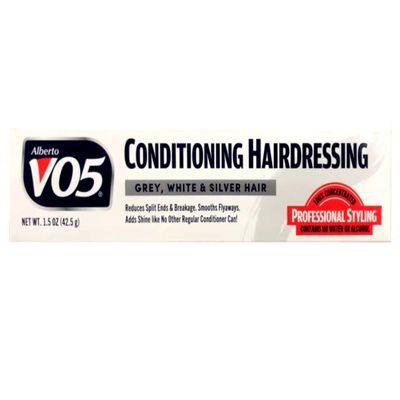 Alberto VO5 Conditioning Hairdressing for Gray/White/Silver Blonde Hair, 1.5 oz (42.5 g)