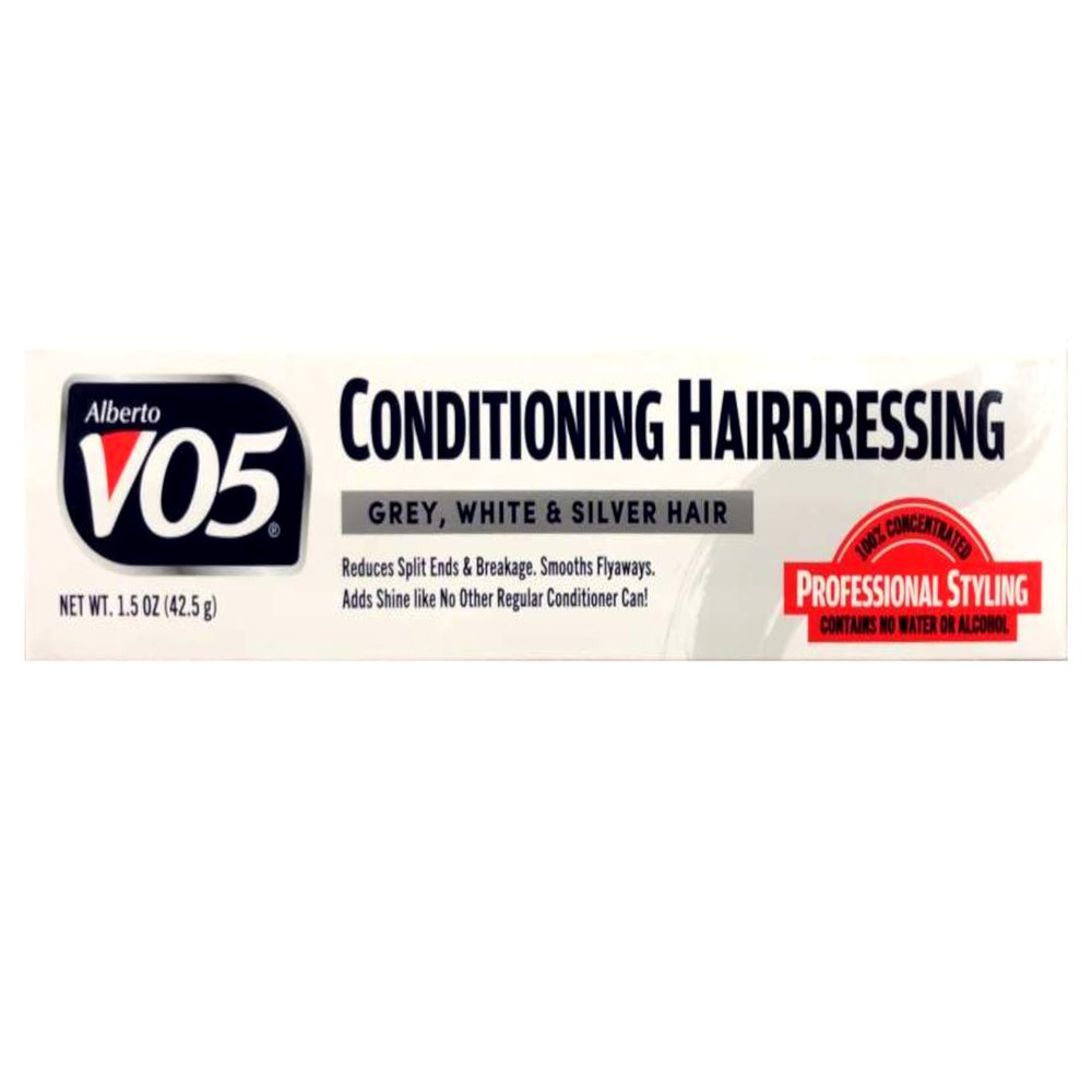 Alberto VO5 Conditioning Hairdressing for Gray/White/Silver Blonde Hair, 1.5 oz (42.5 g)