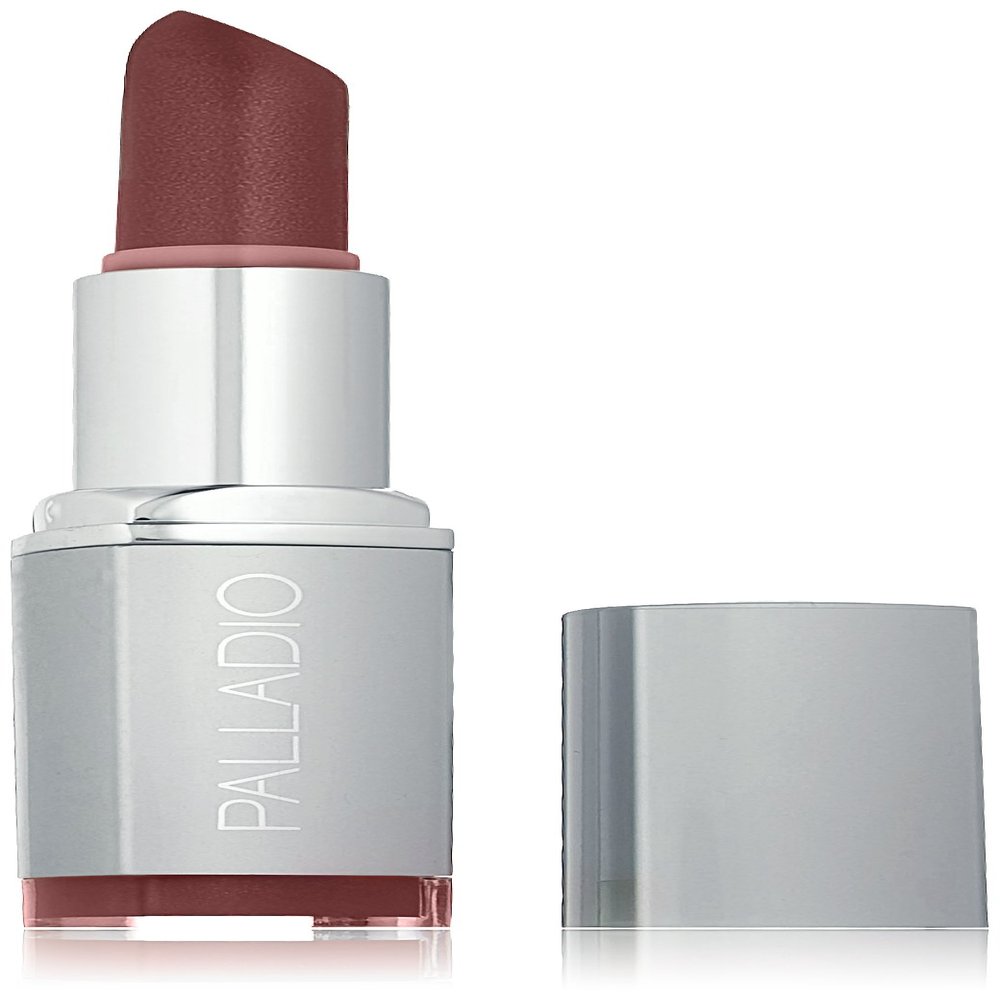 Palladio Herbal Lipstick, Rich Pigmented and Creamy, Infused with Aloe Vera, Chamomile & Ginseng, Prevents Lips from Drying, Combats Fine Lines, Long Lasting Lipstick, Chianti