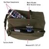 2 Compartment Travel / Shave Kit, Olive view 3