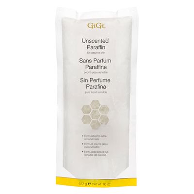 GiGi Unscented Paraffin Wax for Hand and Feet, Moisturizing Sensitive Skin, Ideal for face and Body, Paraffin Wax Refills, 16 oz