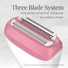 Remington WDF4821US Smooth & Silky Electric Shaver for Women, 3-Blade Cordless Foil Shaver and Bikini Trimmer for Wet or Dry Use, Pink view 2