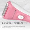Remington WDF4821US Smooth & Silky Electric Shaver for Women, 3-Blade Cordless Foil Shaver and Bikini Trimmer for Wet or Dry Use, Pink view 3