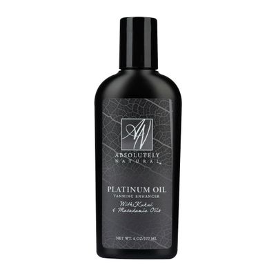 Absolutely Natural - Organic Tanning Oil Outdoor Tanning Enhancer - Spa Quality & Reef Safe with Rose Hips & Aloe - Suntan Lotion with Bronzer for Massages - Made in USA 6oz