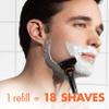 Gillette Fusion5 Razor Refills for Men, 8 Razor Blade Refills view 3