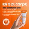 Carpe Sweat Absorbing Hand Lotion, A dermatologist-recommended smooth lotion that helps stop hand sweat, Great for hyperhidrosis (Original Eucalyptus) view 4