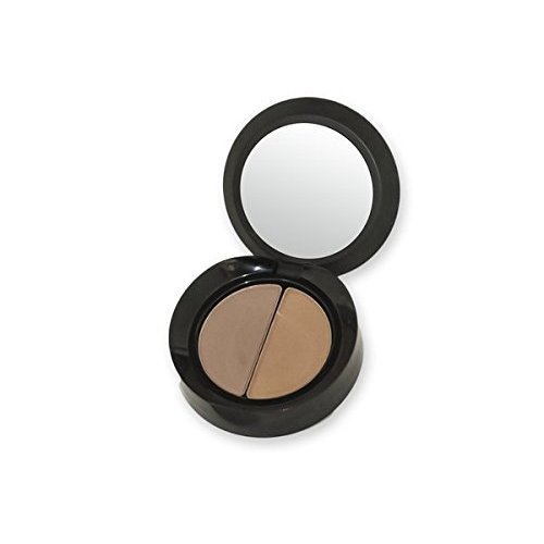 Damone Roberts Latte Eyebrow Powder Duo By Hollywoods Eyebrow King- Long Lasting, Highly Pigmented Brow Powder For Perfectly Shaped Brows - Natural Colors, Cruelty Free Formula- Light Brown