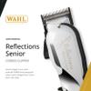 Wahl Professional Reflections Senior Clipper, V9000 Motor Corded Electric Hair Clipping Tool, Adjustable Taper Lever, Metal Housing view 2