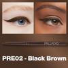 Palladio Retractable Waterproof Eyeliner, Richly Pigmented Color and Creamy, Slip Twist Up Pencil Eye Liner, Smudge Proof Long Lasting Application, All Day Wear, No Sharpener Required, Black Brown view 2