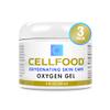 Cellfood Oxygen Gel - 2 fl oz, Pack of 3 - Tightening and Firming Face Moisturizer - Aloe Vera, Lavender Blossom Extract, Glycerine - Hypoallergenic, Non-GMO view 1