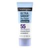 Neutrogena Ultra Sheer Dry-Touch Sunscreen For Face & Body, SPF 55 Broad Spectrum UVA/UVB Protection, Lightweight Water Resistant & Non-Greasy, Travel Size Sunscreen, 3 fl. oz view 1