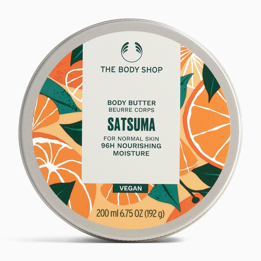 The Body Shop Satsuma Body Butter Nourishing & Moisturizing Skincare for Normal Skin Vegan 6.75 oz