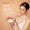 Lily Satin Hydrating Body Cream, 24 Hour Fragranced Body Butter for Dry Skin, 8.8 Ounce view 2