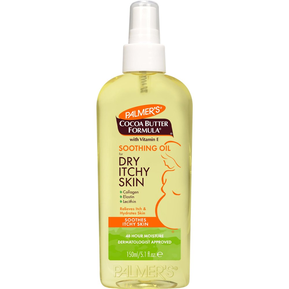 Palmer's Cocoa Butter Formula Soothing Oil with Vitamin E, Dry, Itchy Skin Relief, Anti-Itch Body Oil, 5.1 Ounces