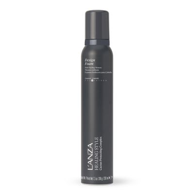 L'ANZA Healing Style Design Foam with Low Hold Effect, Boosts Shine and Adds Body, With UV and Heat Protection to Prevent Sun and Styling Damage (7.1 Fl Oz)