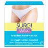 SURGI WAX Brazilian Hard Wax Kit 4oz, Waxing Kit for Hair Removal with pre-elipation Oil (82563) view 1