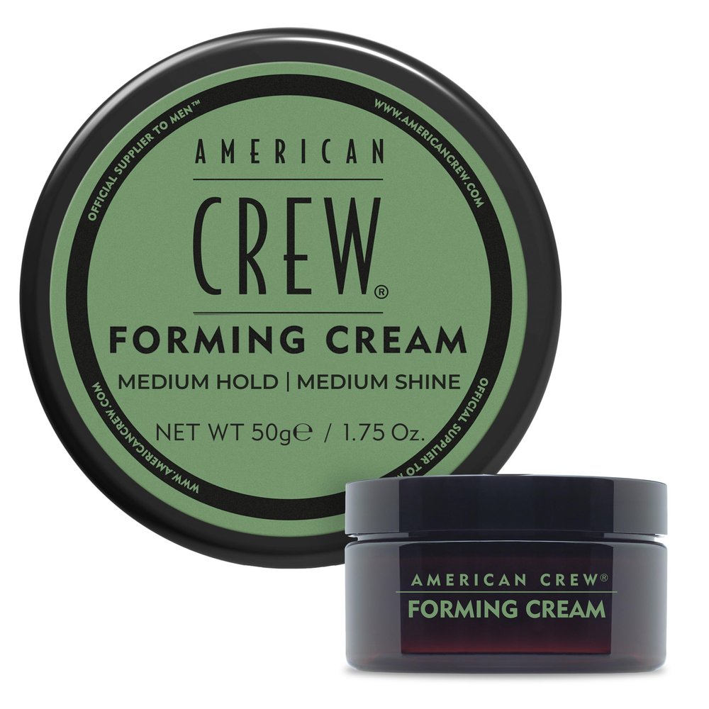 American Crew Men's Hair Forming Cream (OLD VERSION), Like Hair Gel with Medium Hold & Medium Shine, 1.75 Oz (Pack of 1)