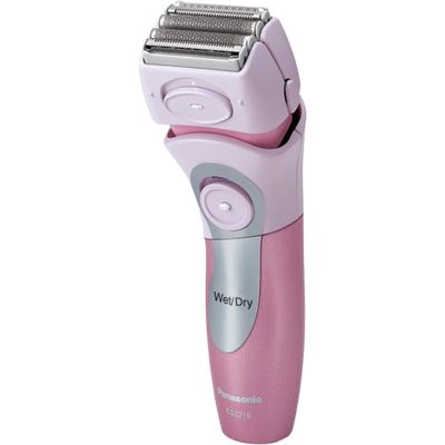 Panasonic Electric Razor for Women with Bikini Trimmer Attachment, Cordless Close Curves 4-Blade Electric Shaver with Wet or Dry Operation and Pop-Up Trimmer  ES2216PC (Pink)