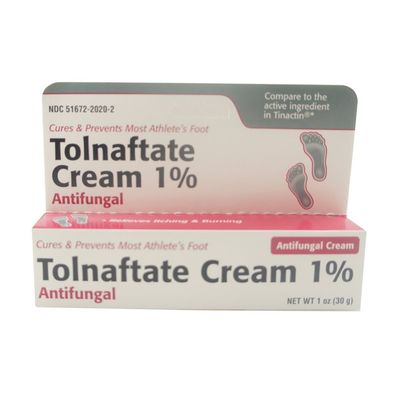 Tolnaftate Antifungal Athletes Foot Cream 1% - 1 Oz (30 G)