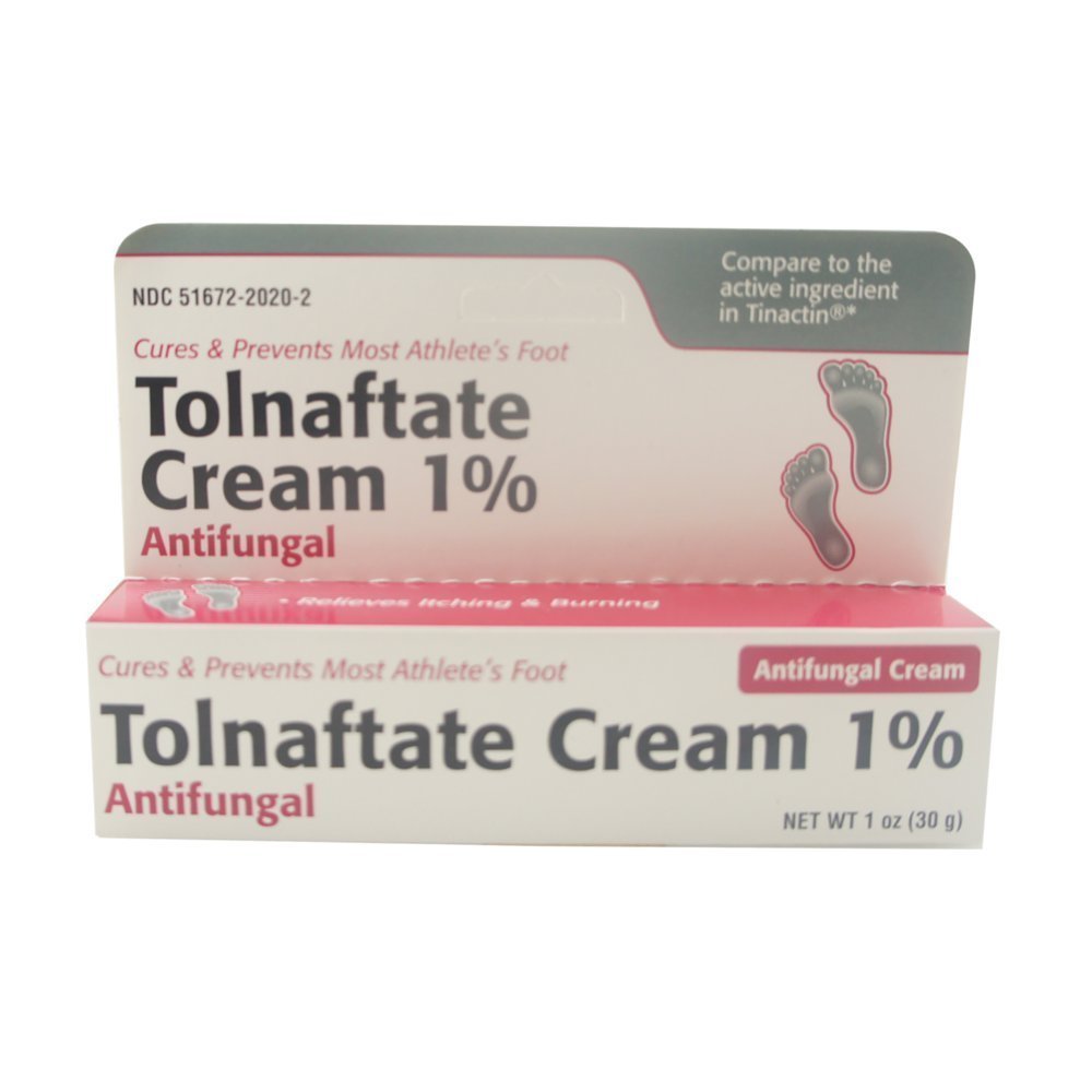 Tolnaftate Antifungal Athletes Foot Cream 1% - 1 Oz (30 G)