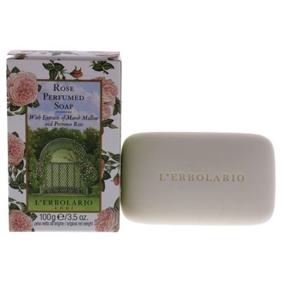 L'Erbolario Rose Perfumed Bar Soap For Unisex 3.5 oz Soap