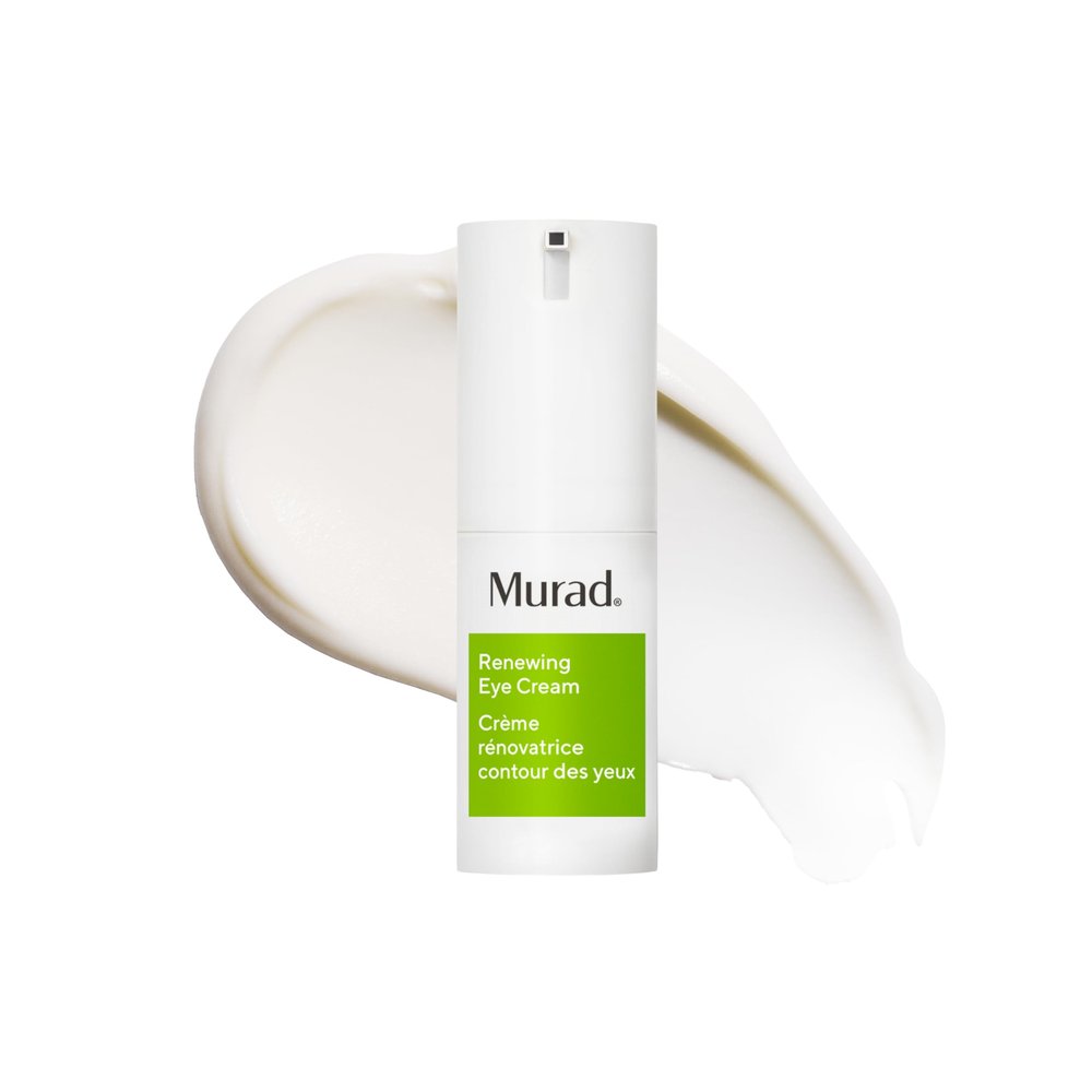 Murad Renewing Eye Cream  Nourishing Retinol & Peptide Formula with Mango Butter & Eye Brightening Complex for Firming, Dark Circle Reduction, Minimizing Wrinkles & Skin Resurgence  0.5 Fl Oz